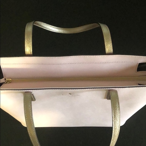 ❌ SOLD ❌ Kate Spade Blush Pink Gold Tote - Picture 6 of 8
